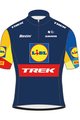 SANTINI dres kratkih rukava - LIDL TREK 2024 KIDS - žuta/crvena/plava