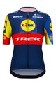 SANTINI dres kratkih rukava - LIDL TREK 2024 LADY - plava/žuta/crvena