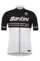 SANTINI dres kratkih rukava - BEAT - crna/bijela
