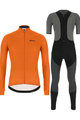 SANTINI zimski dres i hlače - COLORE WINTER - siva/crna/narančasta
