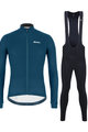 SANTINI zimski dres i hlače - COLORE WINTER II - crna/plava