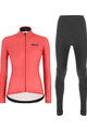 SANTINI zimski dres i hlače - COLORE LADY WINTER - crna/ružičasta