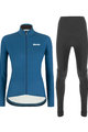 SANTINI zimski dres i hlače - COLORE LADY WINTER - plava/crna