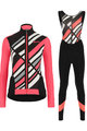 SANTINI zimski dres i hlače - CORAL R. LADY WINTER - crna/ružičasta