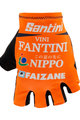 SANTINI rukavice s kratkim prstima - NIPPO FANTINI 2019 - narančasta/plava/bijela
