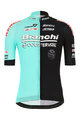SANTINI dres kratkih rukava - TEAM BIANCHI 2019 - crna/tirkizna