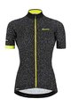 SANTINI dres kratkih rukava - GIADA HIP LADY - žuta/crna