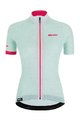 SANTINI dres kratkih rukava - GIADA HIP LADY - bijela/svjetloplava/ružičasta
