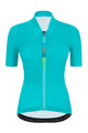 SANTINI dres kratkih rukava - UCI RAINBOW LADY - svjetloplava