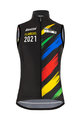 SANTINI prsluk - UCI WC FLANDERS 2021 - duga/crna