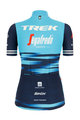 SANTINI dres kratkih rukava - TREK 2021 LADY - bijela/plava