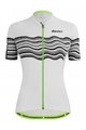 SANTINI dres kratkih rukava - TONO PROFILO LADY - bijela/crna