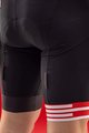 SANTINI kratke hlače s tregerima - TOUR DE FRANCE 2022 - crna/crvena