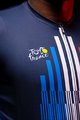 SANTINI dres kratkih rukava - TOUR DE FRANCE 2022 - bijela/crvena/plava