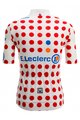 SANTINI dres kratkih rukava - TOUR DE FRANCE 2024 - crvena/bijela