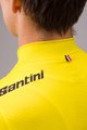SANTINI dres kratkih rukava - TOUR DE FRANCE 2024 - žuta