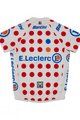 SANTINI dres kratkih rukava - TOUR DE FRANCE 2024 - crvena/bijela