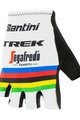 SANTINI rukavice s kratkim prstima - TREK SEGAFREDO 2020 - bijela/višebojna