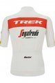 SANTINI dres kratkih rukava - TREK SEGAFREDO 2022 FAN LINE - crvena/bijela