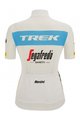 SANTINI dres kratkih rukava - TREK SEGAFREDO 2022 LADY FAN LINE - plava/bijela