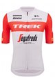 SANTINI dres kratkih rukava - TREK SEGAFREDO 2023 FAN LINE - crvena/bijela