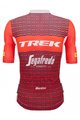 SANTINI dres kratkih rukava - TREK SEGAFREDO 2023 ORIGINAL - crvena/bijela