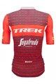 SANTINI dres kratkih rukava - TREK SEGAFREDO 2023 ORIGINAL - crvena/bijela