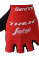 SANTINI rukavice s kratkim prstima - TREK SEGAFREDO 2018