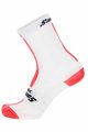 SANTINI čarape klasične - X IRONMAN DEA - bijela/ružičasta