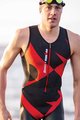 SANTINI overal - X IRONMAN CUPIO - crna/crvena