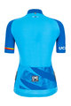 SANTINI dres kratkih rukava - UCI WORLD ECO LADY - svjetloplava