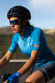 SANTINI dres kratkih rukava - UCI WORLD ECO LADY - svjetloplava
