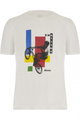 SANTINI majica kratkih rukava - BMX UCI OFFICIAL - bijela