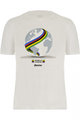 SANTINI majica kratkih rukava - WORLD UCI OFFICIAL - bijela