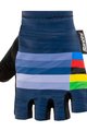 SANTINI rukavice s kratkim prstima - UCI RAINBOW - plava