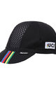 SANTINI kapa - UCI RAINBOW - crna