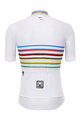 SANTINI dres kratkih rukava - UCI WORLD CHAMPION - bijela