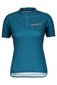 SCOTT dres kratkih rukava - ENDURANCE 30 LADY - plava