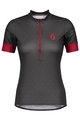 SCOTT dres kratkih rukava - ENDURANCE 20 LADY - ružičasta/siva