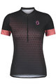 SCOTT dres kratkih rukava - GRAVEL CONTESSA LADY - crna/ljubičasta