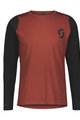 SCOTT dres dugih rukava ljetni - TRAIL PROGRESSIVE - crvena/crna
