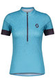 SCOTT dres kratkih rukava - ENDURANCE 20 LADY - svjetloplava