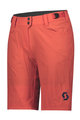 SCOTT kratke hlače bez tregera - TRAIL FLOW LADY - crvena