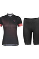SCOTT kratki dres i kratke hlače - GRAVEL CONTESSA LADY - ljubičasta/crna