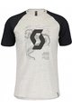 SCOTT majica kratkih rukava - ICON RAGLAN SS - crna/siva