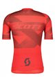 SCOTT dres kratkih rukava - RC PREMIUM CLIMBER - siva/crvena