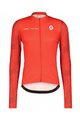 SCOTT dres dugih rukava ljetni - RC TEAM 10 LS - bijela/crvena