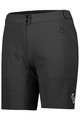 SCOTT kratke hlače bez tregera - ENDURANCE LS/FIT W/PAD - crna