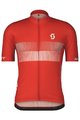 SCOTT dres kratkih rukava - TEAM 10 - crvena
