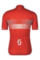 SCOTT dres kratkih rukava - TEAM 10 - crvena